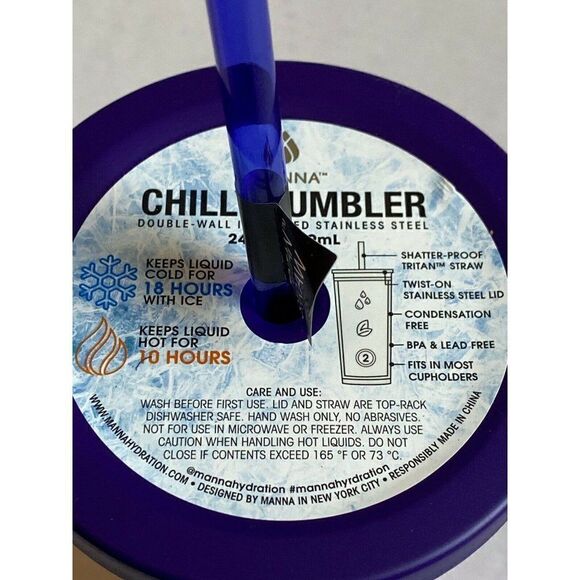 INSULATED Chilly TUMBLER BY MANNA TIE DYE 24 OZ - Picture 7 of 9